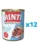 RINTI Kennerfleisch Poultry hearts 12 x 400 g hrana caini, cu inimi de pasare