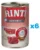 RINTI Sensible vita si orez 6×400 g pentru caini