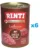 RINTI Singlefleisch Exclusive Goat Pure 6×400 g carne de capra, pentru caini